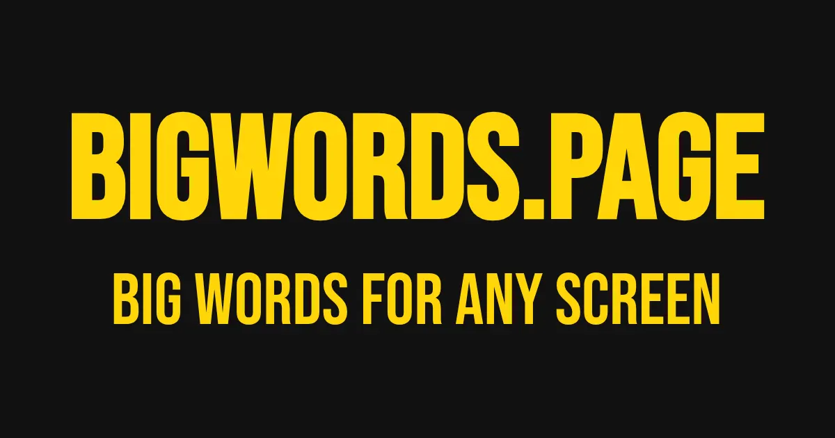 Turn any web browser into a full-screen sign using just a URL