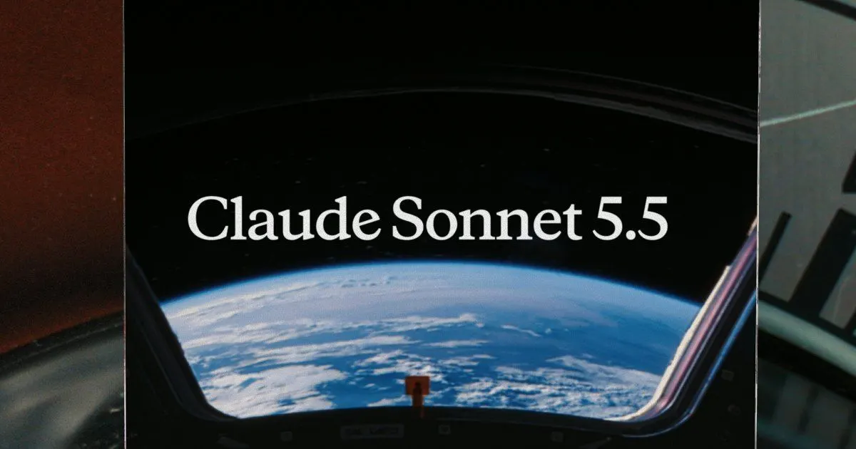 Anthropic releases Claude Sonnet 5.5 with a massive leap in coding performance