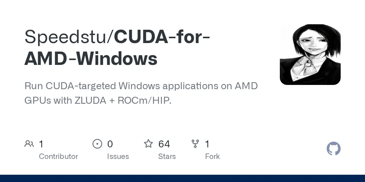 Chạy file binary CUDA trực tiếp trên GPU AMD trong Windows