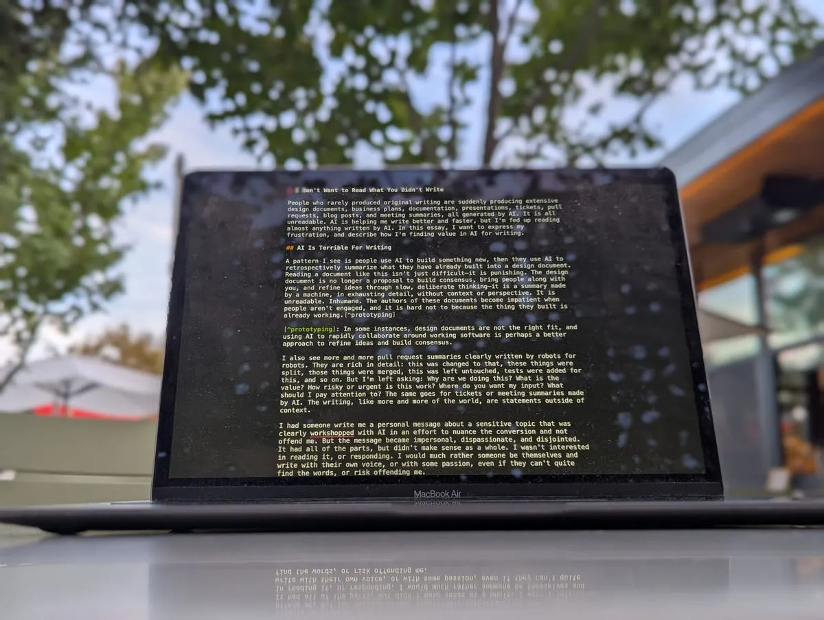 Nobody wants to read your AI-generated docs