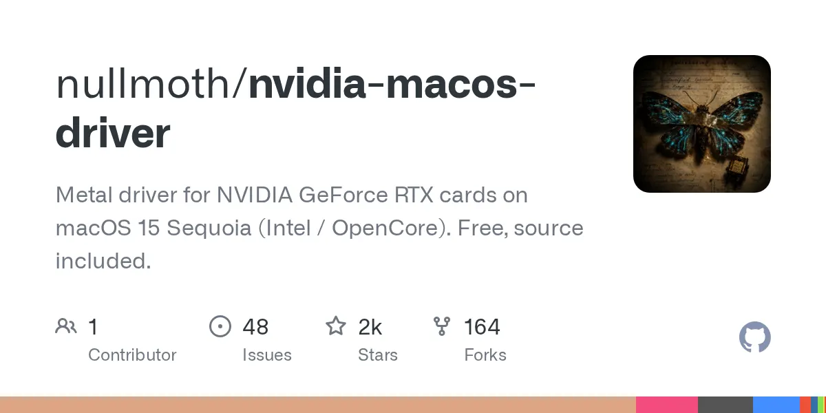 An open-source driver brings Nvidia RTX cards back to macOS