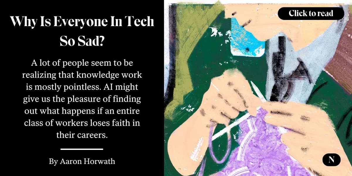 Why tech workers are trading spreadsheets for knitting needles