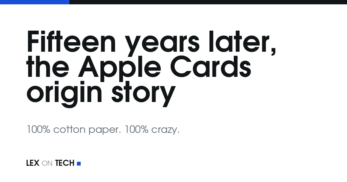 Inside the chaotic origin of Apple's forgotten card-mailing app