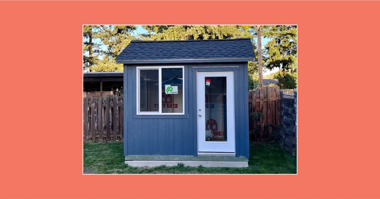 How a Developer Built a Backyard Office for $15k