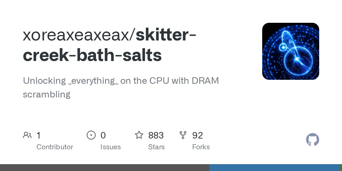 How a Single Bit-Flip in DRAM Scrambling Unlocks the CPU