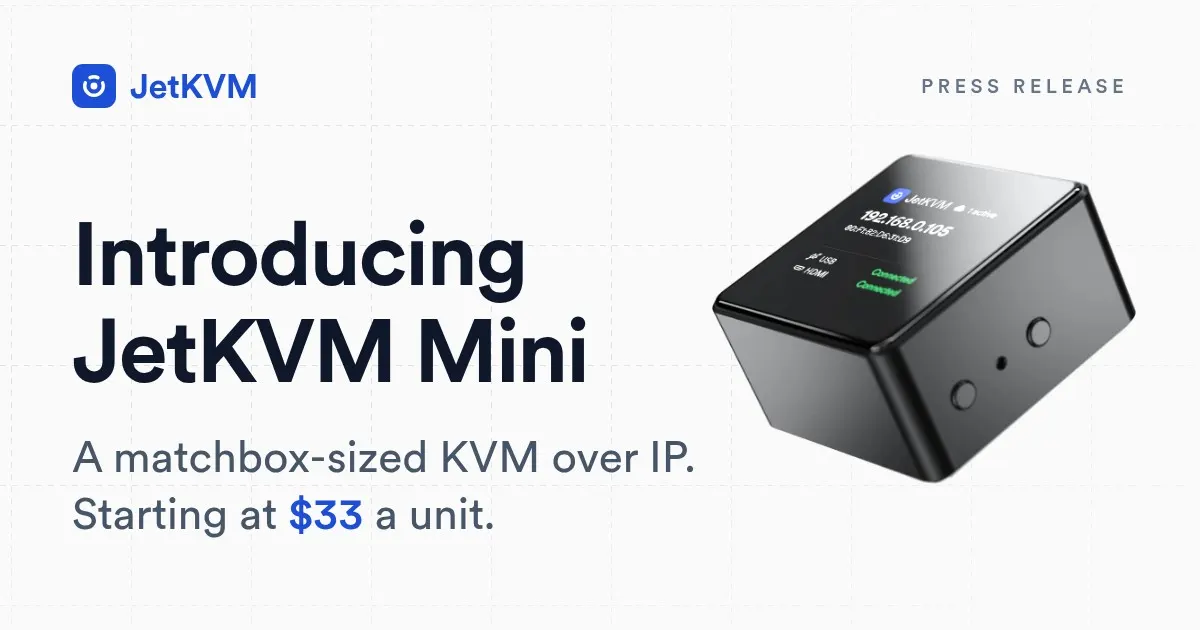 JetKVM built a $39 remote management box the size of a matchbox