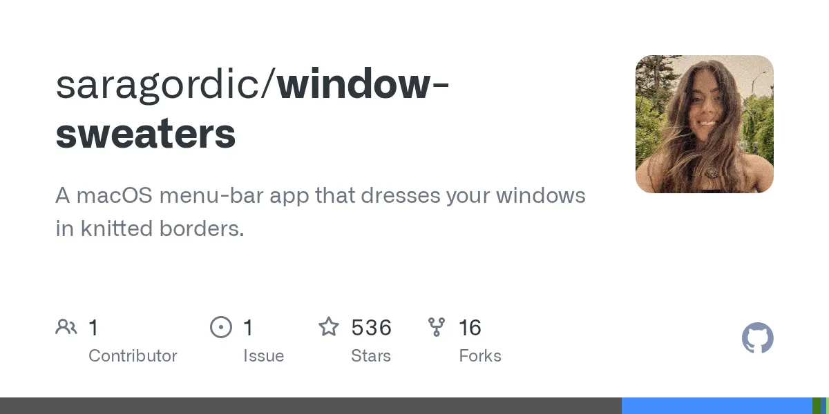 Dress your Mac windows in cozy knitted borders