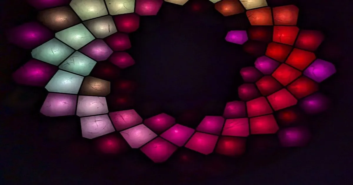 Turning sunflower math into a live LED equalizer