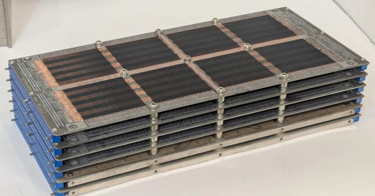 Inside the 128KB magnetic core memory from a 1980 Space Shuttle lab