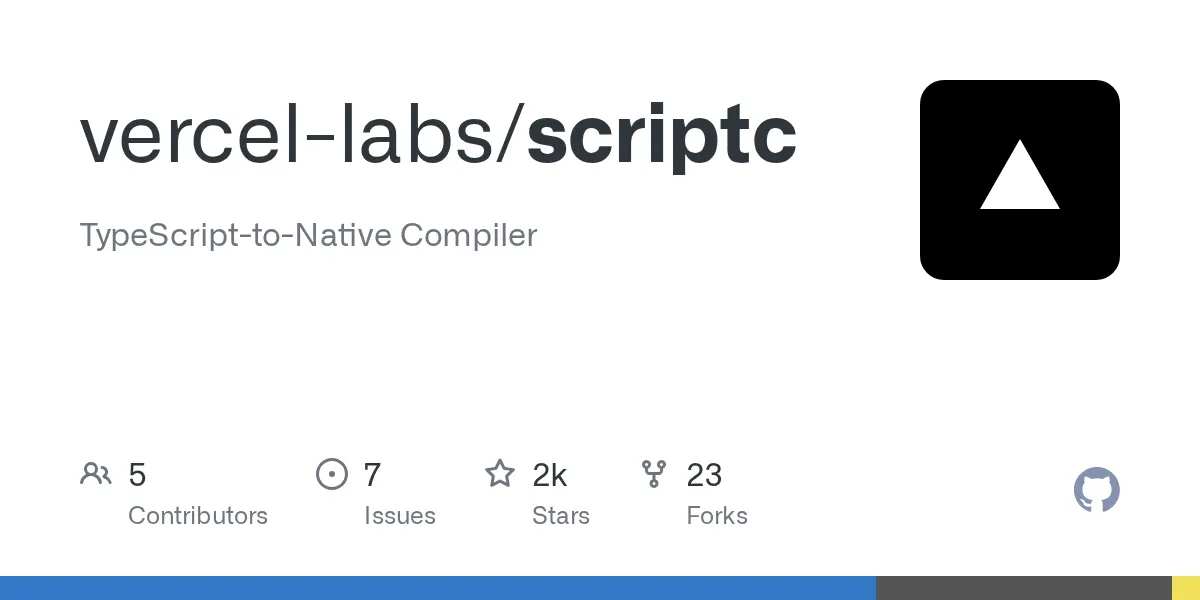 Vercel ra mắt scriptc: Biến TypeScript thành file binary siêu nhẹ, chạy trực tiếp không cần engine