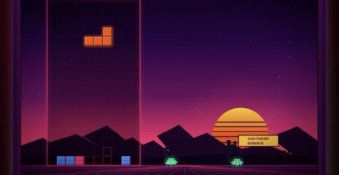 The White House pulled its border-wall Tetris knockoff