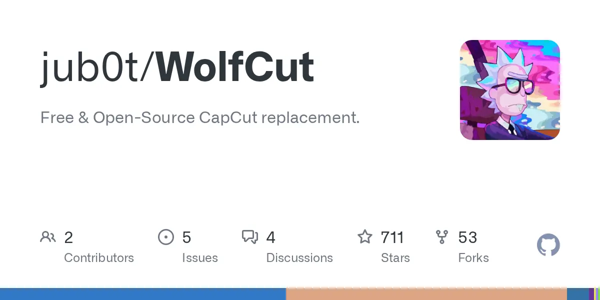 WolfCut is a free, local CapCut alternative for creators